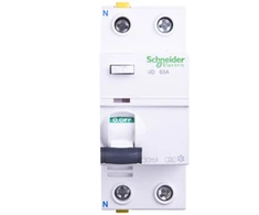 Schneider IID diferencinis srovės perjungiklis 2P 63A 30mA AC tipo (A9Z21263)