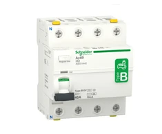 „Schneider Acti9“ 4P 40A 0,03A liekamosios srovės automatinis jungiklis, B-EV tipas, iID-40-4-30-B-EV 40A A9Z51440