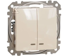Schneider Electric FONINIO ŠVIETIMO DERINIMAS BEIGE SEDNA DIZAINAS