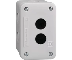 Schneider Electric 2 skylių dėklas 22mm pilkas IP54 (XALE2)
