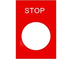 Schneider Electric ETYKIETA 30X40MM "STOP"