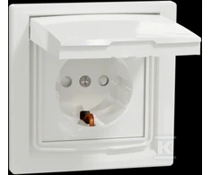 Schneider Electric Kištukinis lizdas su baltomis skylutėmis (EPH3100321)
