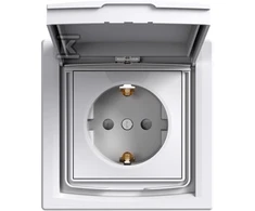 Schneider Electric Kištukinis lizdas su baltomis skylutėmis (EPH3100321)