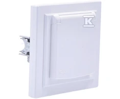 Schneider Electric Kištukinis lizdas su IP44 pagrindu, baltas (EPH2800621)