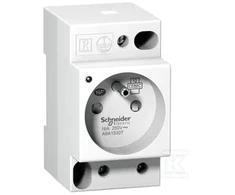 Schneider Electric Modulinis lizdas su iPC lempa 2P + E 10 / 16A 250V baltam bėgiui A9A15307 - A9A15307