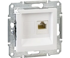 Schneider Electric ASFORA kompiuterio lizdas RJ45 cat.5E be balto rėmelio - EPH4300721