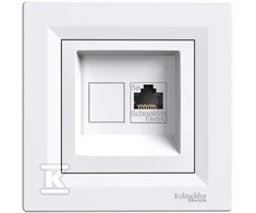 Schneider Electric ASFORA kompiuterio lizdas vienas RJ45 cat.5E balta - EPH4300121
