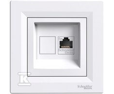 Schneider Electric Asfora kompiuterio lizdas vienas RJ45 cat.5E ekranas balta (EPH5000121)