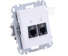 Schneider Electric GN.KOMP.2XRJ45 6UTP Baltas SEDNA DES