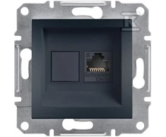 Schneider Electric Asfora katinas. 6 UTP kompiuterio lizdas, be antracito rėmelio (EPH4700171)