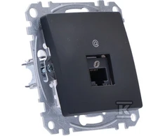 Schneider Electric GN.KOMP.RJ45 5UTP Juodas ANTRA.SEDNA DES