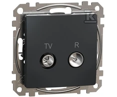 Schneider Electric SCHNEIDERE Lizdas R/TV Schneider Sedna Design SDD114471R końcowe 4dB juoda antracito Design &amp; Elements