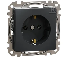 Schneidere Schneider Electric GN.SCHUKO Juodas ANTHRACITE SEDNA DES