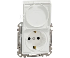 Schneider Electric GN.SCHUKO PRZ.IP44 BALTA SEDNA DIZAINAS