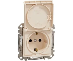 Schneider Electric GN.SCHUKO PRZ.IP44 BEIGE SEDNA APRAŠYMAS