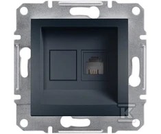 Schneider Electric Telefono lizdas RJ11, kuriame nėra antracito rėmelio (EPH4100171)