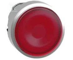 Schneider Electric Raudonas mygtukinis pavaros mechanizmas su foniniu apšvietimu, negrįžtamasis (ZB4BH043)