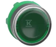 Schneider Electric Mygtukinis jungiklis, žalias, su foniniu apšvietimu, savaiminio grįžimo (ZB5AA38)