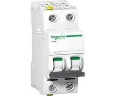 Schneider Electric IC60N perjungiklis 2P 2A C (A9F04202) charakteristikos
