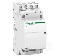Schneider Electric „Schneider“ modulinis kontaktorius 25A 4NO 0R 24V AC iCT (A9C20134)