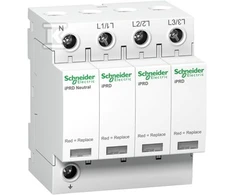 Schneider Electric Schneider Viršįtampis ribotuvas C 3P + N 65kA su papildomu kontaktu iPRD -65r-65kA-350V-3PN A9L65601