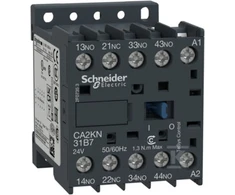 Schneider Electric Schneider pagalbinis kontaktorius 10A 3NO 1NC 24V AC (CA2KN31B7)