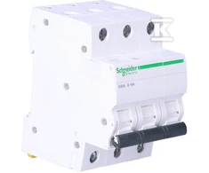 Schneider Electric Schneider Automatinis jungiklis Shneider K60N, 3P, B, 6kA, 16 A