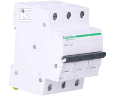 Schneider Electric Automatinis jungiklis SCHNEIDER, 3P, B, 25A; A9K01325