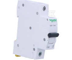 Schneider Electric Automatinis jungiklis Schneider K60N, 1P, C, 40A, 6kA