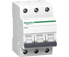 Schneider Electric grandinės pertraukiklis 3P C 6A AC iC60N - A9K02306