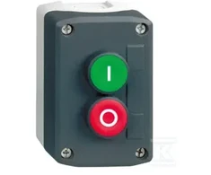 Schneider Electric Kaseta sterownicza 2-otworowa su przyciskami žalia/raudona IP65 (XALD213)