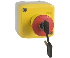 Schneider Electric Kasetė su grybo mygtuku O40 atrakinta raktu 1Z+2R XALK188G
