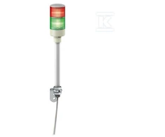 Schneider Electric ŠVIESOS STULPELIO MO.HARDWARE XVG, 60 MM, RAUDONAS