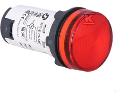 Schneider Electric Signalinė lemputė 22mm raudona 230- 240V AC LED - XB7EV04MP
