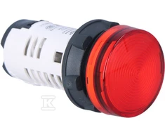 Schneider Electric Signalinė lemputė 22mm raudona 24V AC / DC - XB7EV04BP
