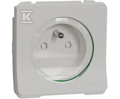Schneider Electric Mureva Style Socket mechanizmas 2P+PE besriegiai gnybtai balti IP55 MUR39133