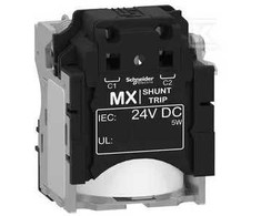 Schneider Electric MX ŠUNTO IŠJUNGIKLIS, KOMPRESINIS NSX, 24 V DC