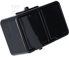 Schneider Electric Kedro hermetiškas dvigubas lizdas su/iš 16A IP44 juodas Nt-230H (NT230H05)