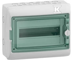 Schneider Electric SCHNEIDERE Hermetinis skirstomasis skydas Schneider Mureva / d. Kaedra 1x12 IP65 UV MRV-1-12-NT-T 13431 paviršinės permatomos durys.