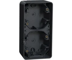 Schneider Electric Mureva Styl Wall pagrindas 2x vertikalus antracitas MUR37912