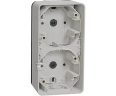 Schneider Electric Mureva Styl Wall pagrindas 2x vertikalus baltas MUR39912