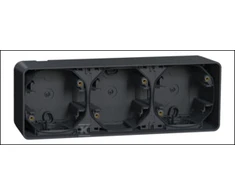 Schneider Electric Mureva Styl Sienos pagrindas 3x horizontalus antracitas MUR37713