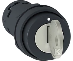 Schneider Electric Jungiklis 2 padėties raktas 22mm 1Z be grįžimo (XB7NG21)