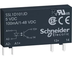Schneider Electric SSR relė 48 V nuolatinės srovės 100 mA 24 V nuolatinės srovės