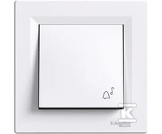 Schneider Electric Bell mygtukas Asfora balta - EPH0800121