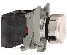 Schneider Electric Valdymo mygtukas 22mm balta 1Z 1R su grįžimu į vidų (XB4BW3165)
