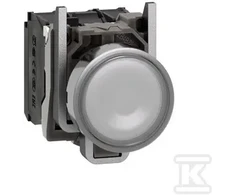 Schneider Electric Valdymo mygtukas 22 mm baltas su savaiminio grįžimo funkcija ir apšvietimu 1Z 1R (XB4BW31M5)