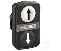 Schneider Electric Napęd przycisku podwójny juoda /STRZAŁKI/ su podświetleniem su samopowrotem (ZB5AW7A1724)