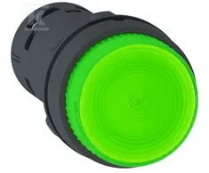 Schneider Electric Valdymo mygtukas 22 mm žalias su savaiminio grįžimo funkcija ir foniniu apšvietimu 1Z (XB7NW3361)