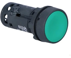 Schneider Electric 22mm žalias valdymo mygtukas su grįžimu - XB7NA31